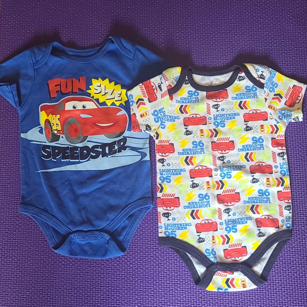 Lightening McQueen onesies